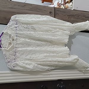 For Love and Lemons lace blouse